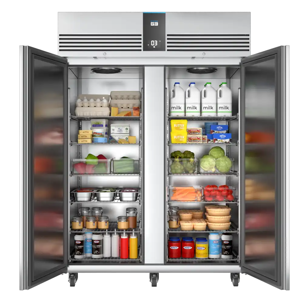 Foster Double Door Refrigerator 1350 Ltr Regethermic